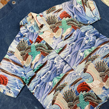 Load image into Gallery viewer, Penneys 1950s/60s Hawaiian Cranes Aloha Shirt
