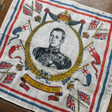 Load image into Gallery viewer, King Edward VIII 1937 Coronation Handkerchief
