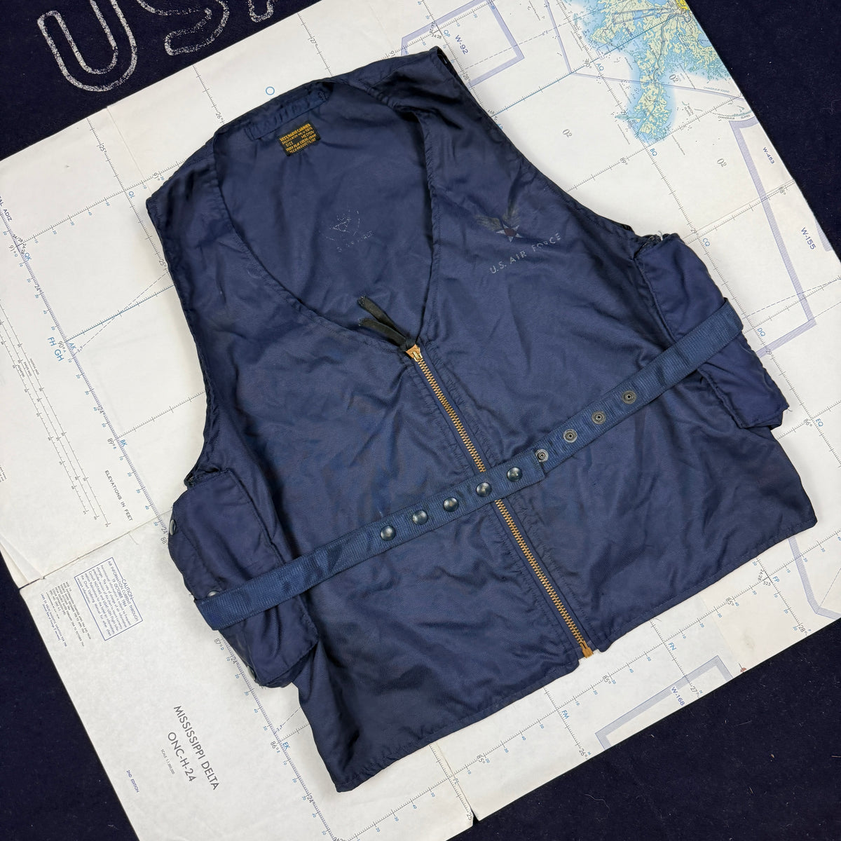 USAF Early 1950s Radio Vest