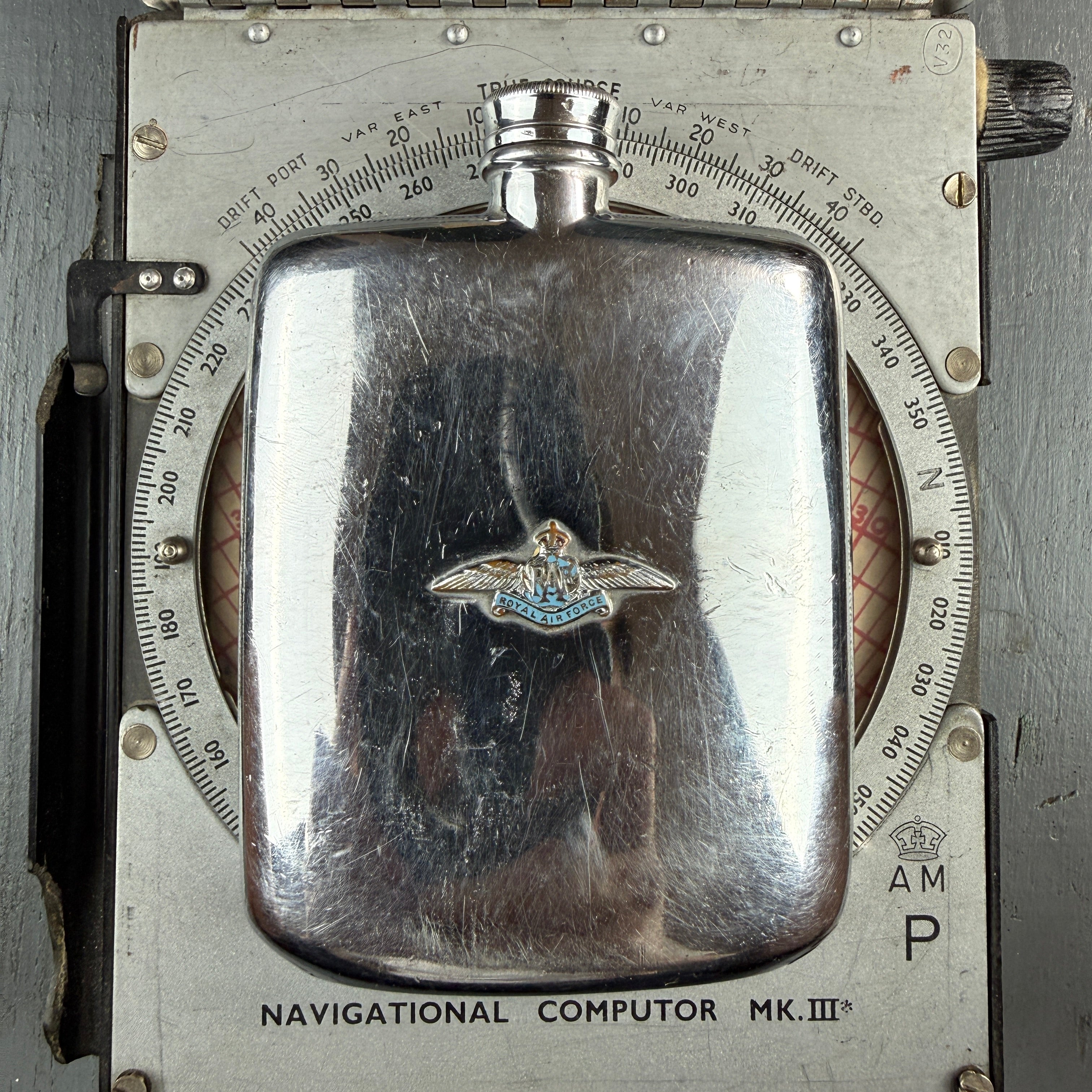 James Dixon WW2 RAF Hip Flask