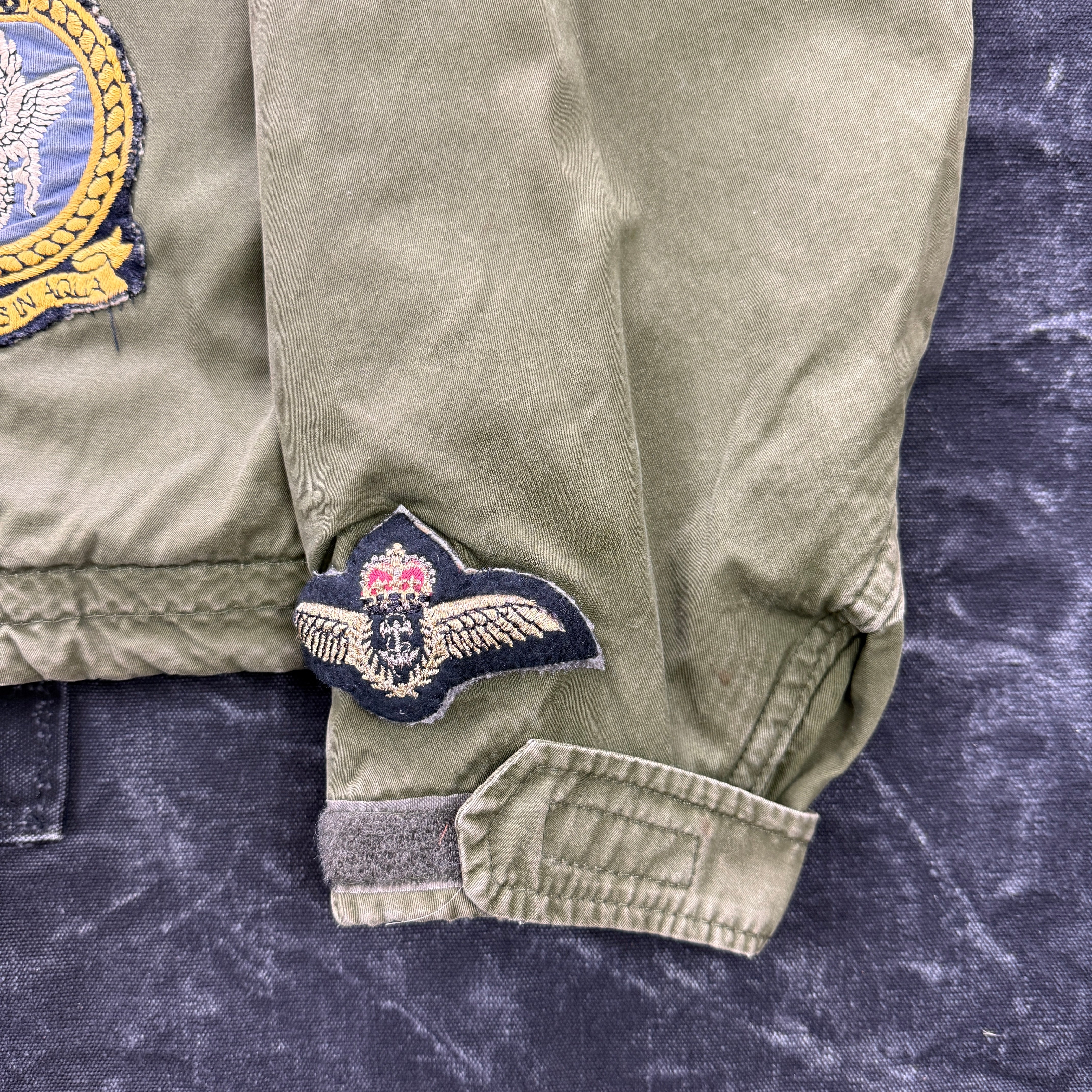 Royal Navy 1980s Mk3 Cold Weather Flying Jacket with Patches