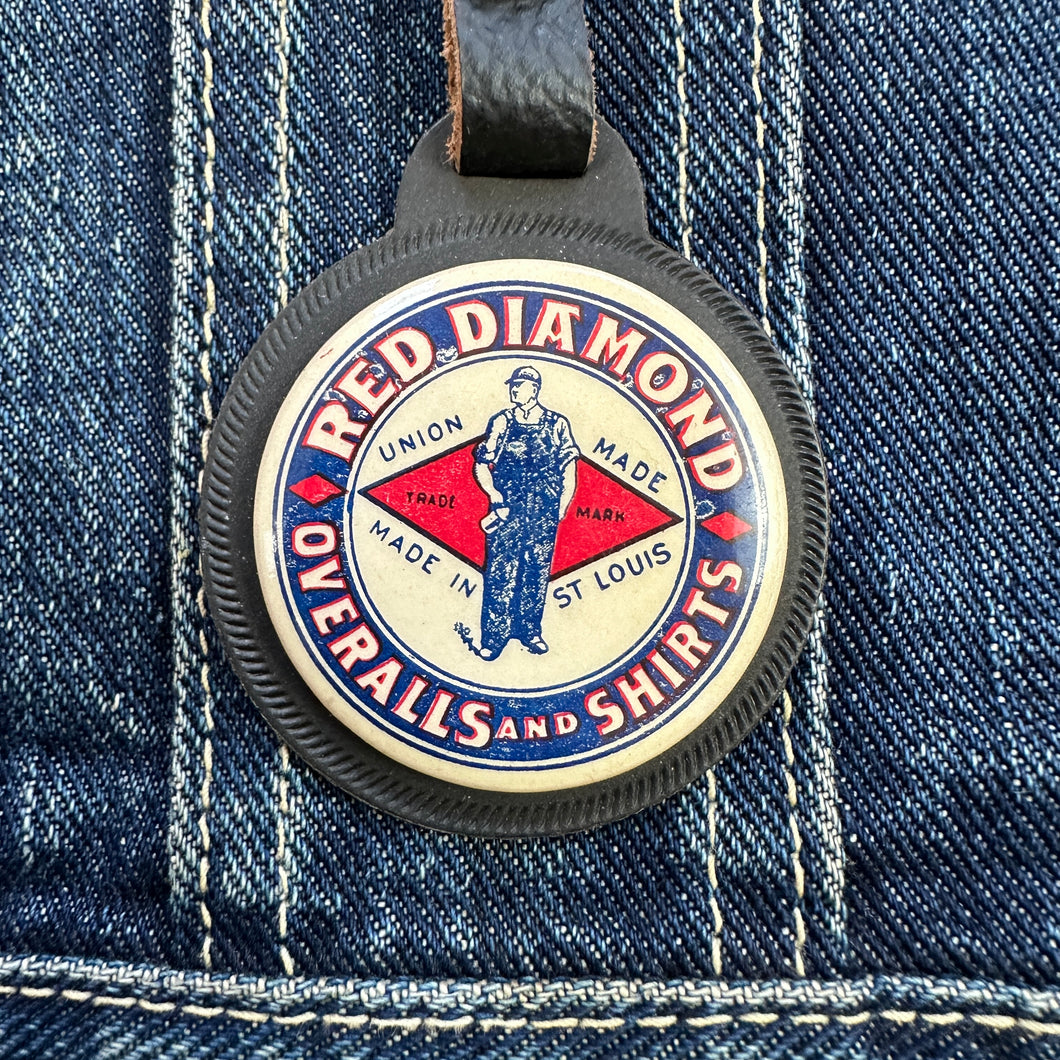 Red Diamond Overalls 1920/30s Watch Fob