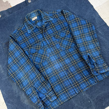 Load image into Gallery viewer, Riggs Sportswear 1950s Loop Collar Flannel Shirt - Good Condition
