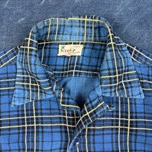 Load image into Gallery viewer, Riggs Sportswear 1950s Loop Collar Flannel Shirt - Good Condition
