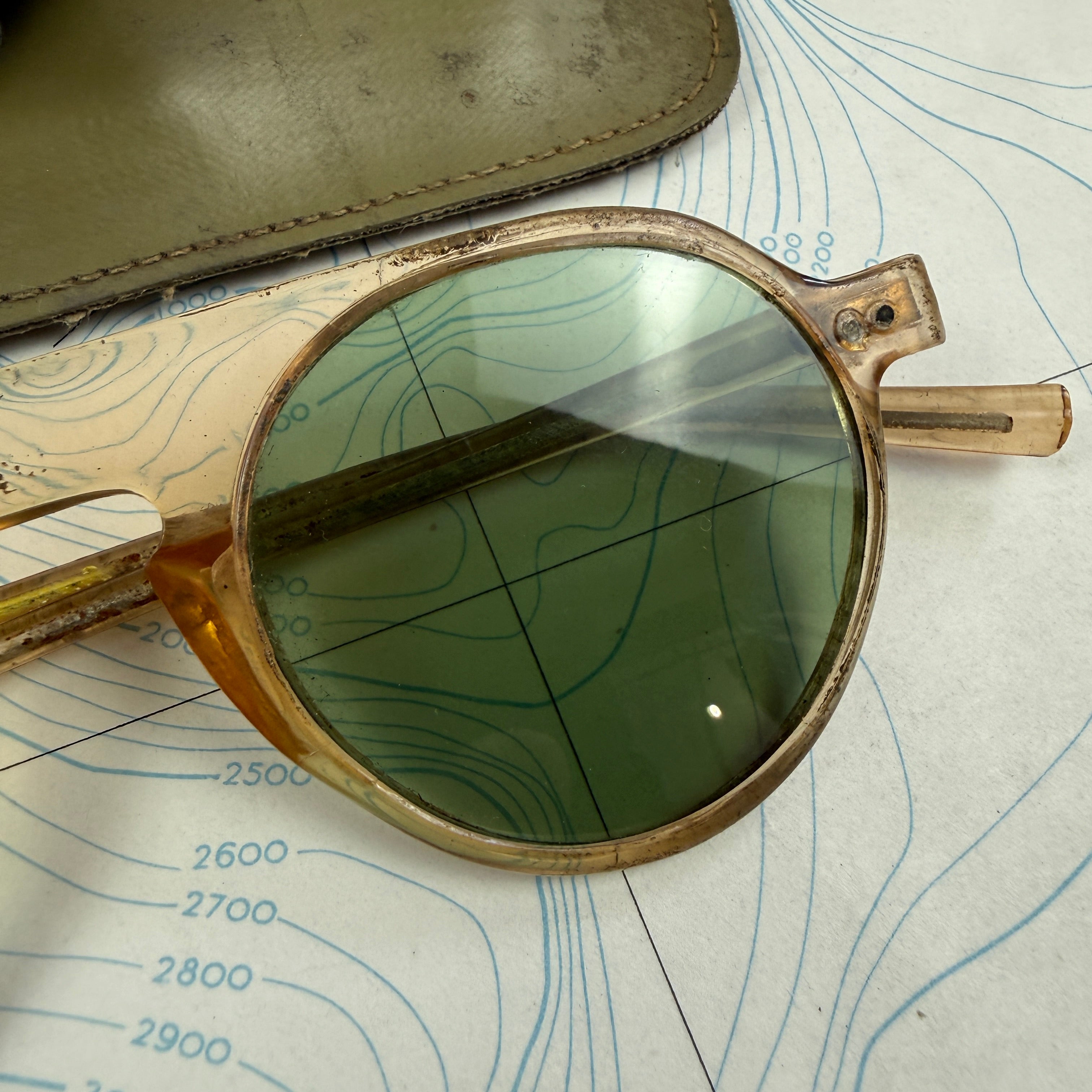 US Military 1944/45 Rochester Optical Bakelite Sunglasses