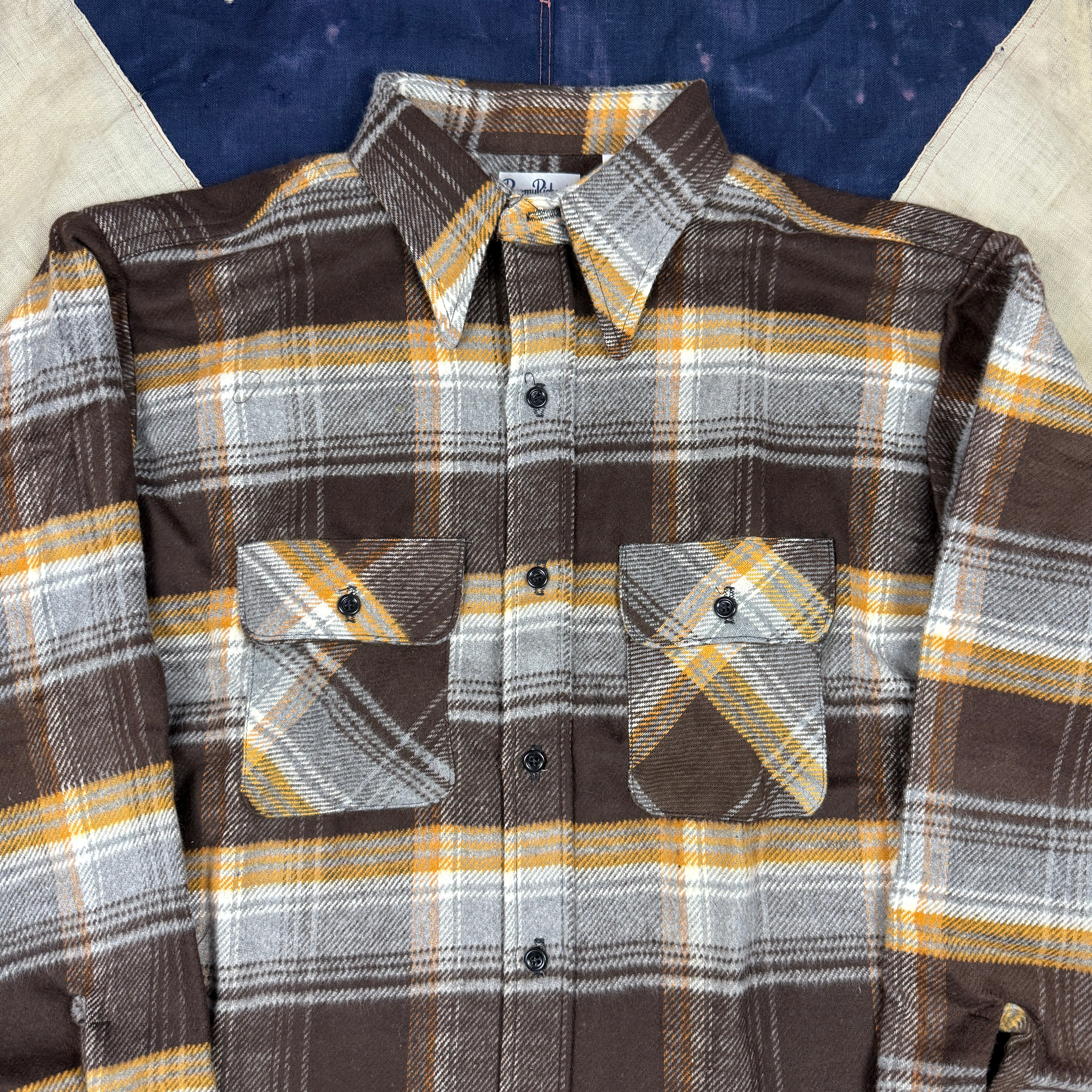 Roomy Richad 60s Flannel Shirt - Deadstock