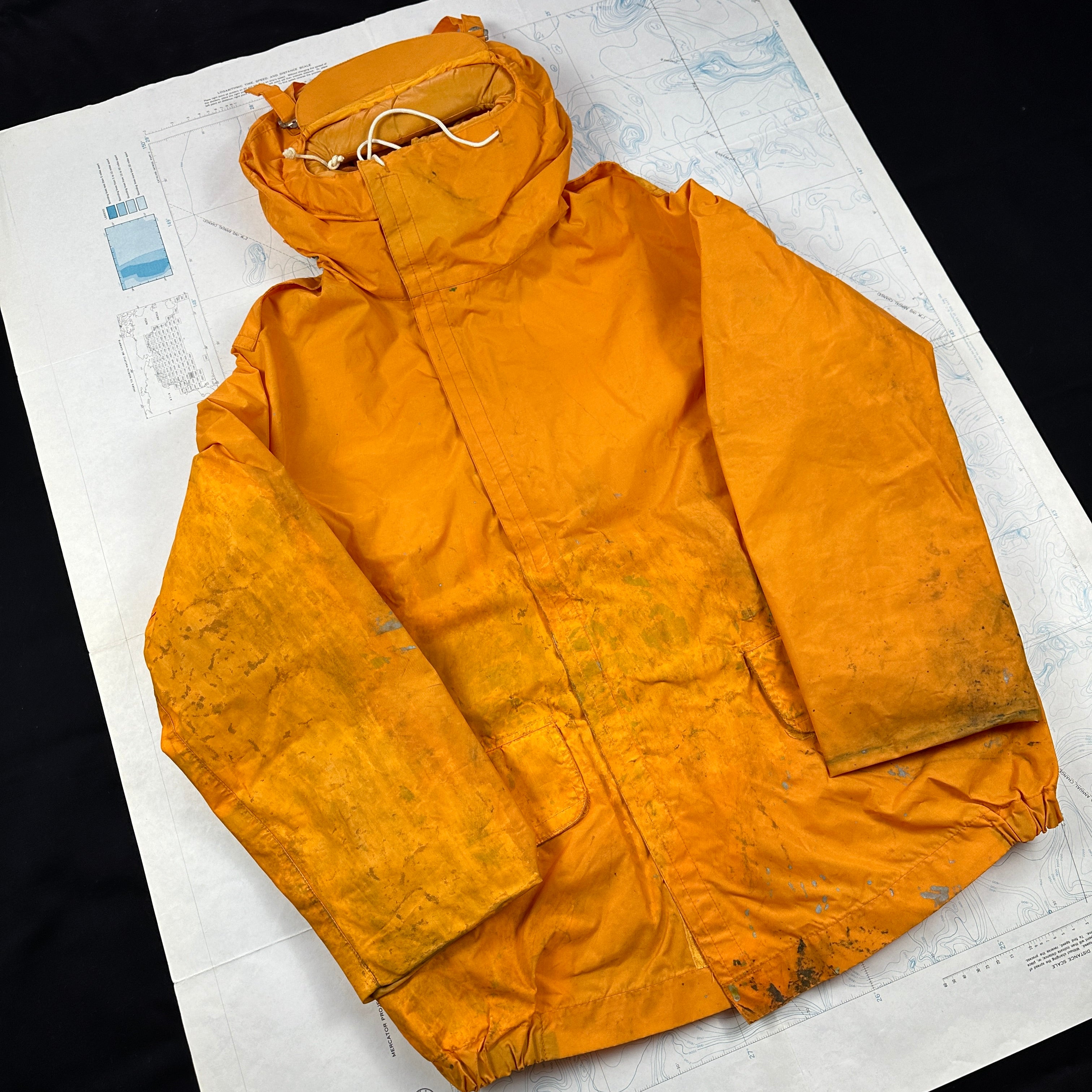 Royal Navy 1977 Mk3 Foul Weather Jacket Hi-Vis by Belstaff
