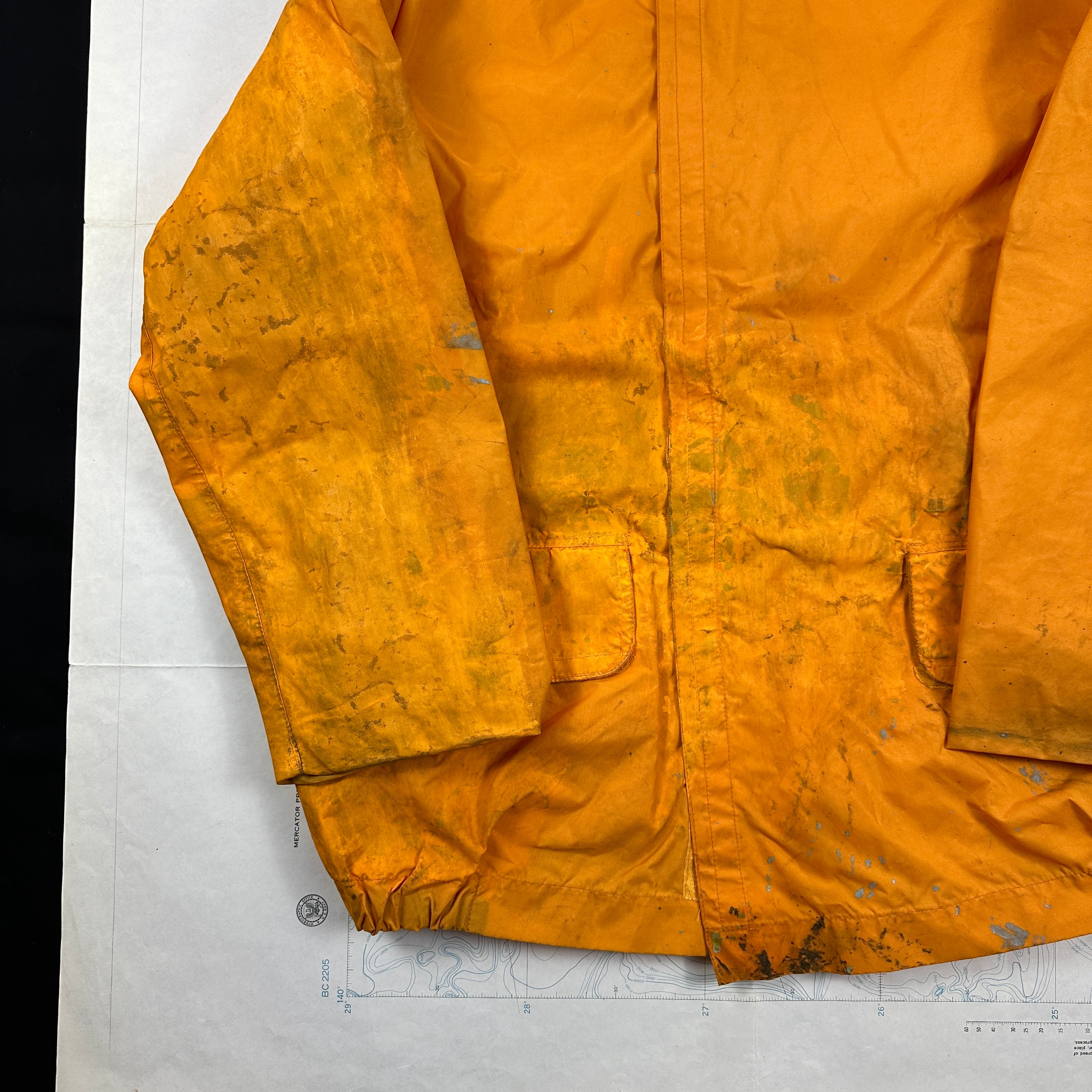 Royal Navy 1977 Mk3 Foul Weather Jacket Hi-Vis by Belstaff