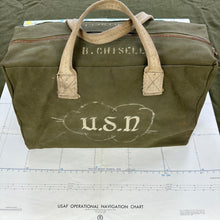 Load image into Gallery viewer, US Navy Seabees WW2 Bag - Named
