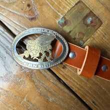Load image into Gallery viewer, US Navy Seabees 1950s/60s Era Belt
