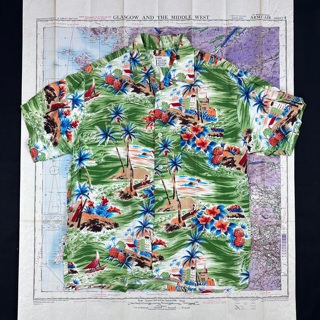 Sears 1950s/60s Hawaiian Aloha Shirt