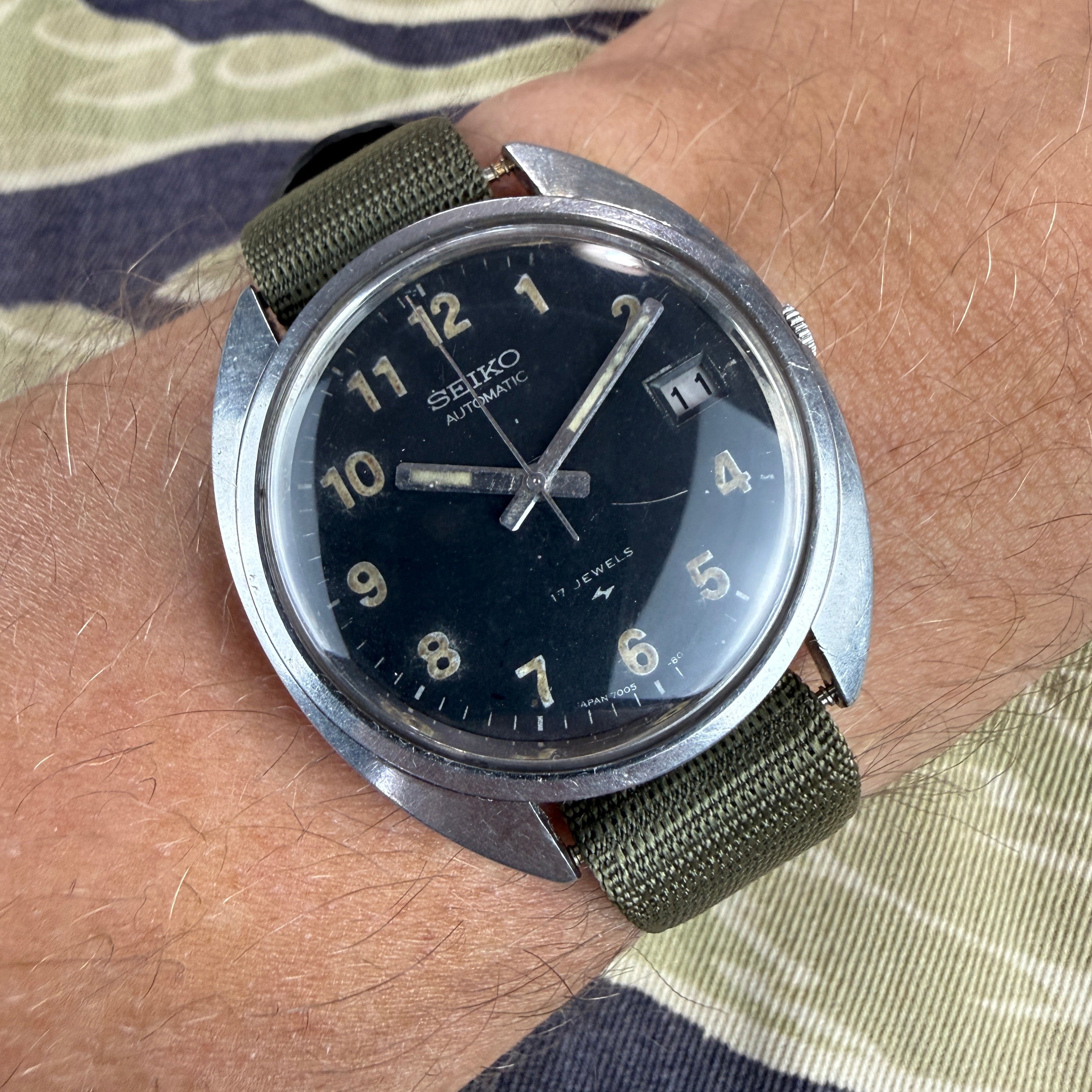 MACV SOG 1970 Seiko 7005-8030 Watch