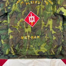 Load image into Gallery viewer, US Army 18th Engineer Brigade 1968/69 Vietnam Camo Souvenir Jacket - Mint Condition
