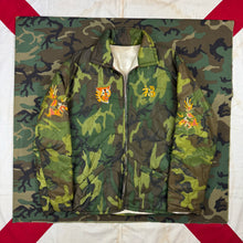 Load image into Gallery viewer, US Army 18th Engineer Brigade 1968/69 Vietnam Camo Souvenir Jacket - Mint Condition
