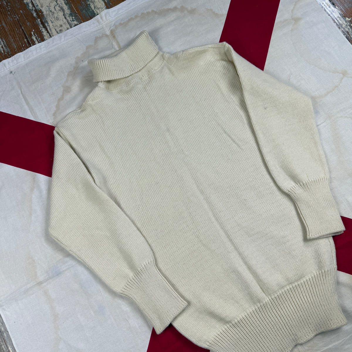 Royal Navy Submariner Sweater  - Deadstock - Fits like 40"