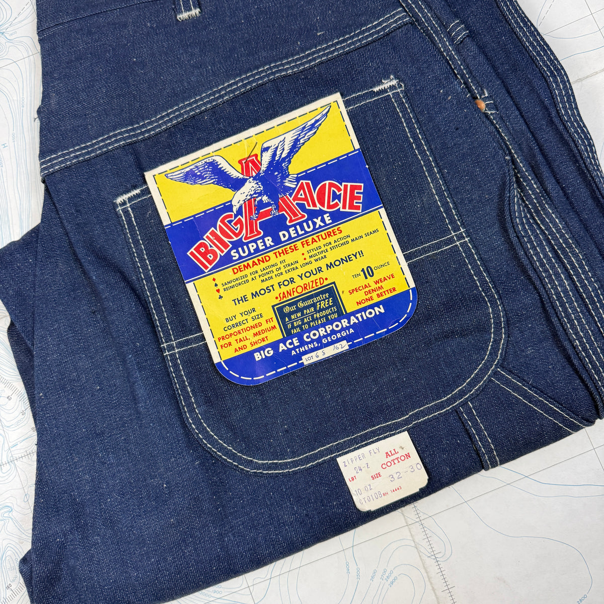 Big Ace Super Delux 1950s Work Pants - Deadstock