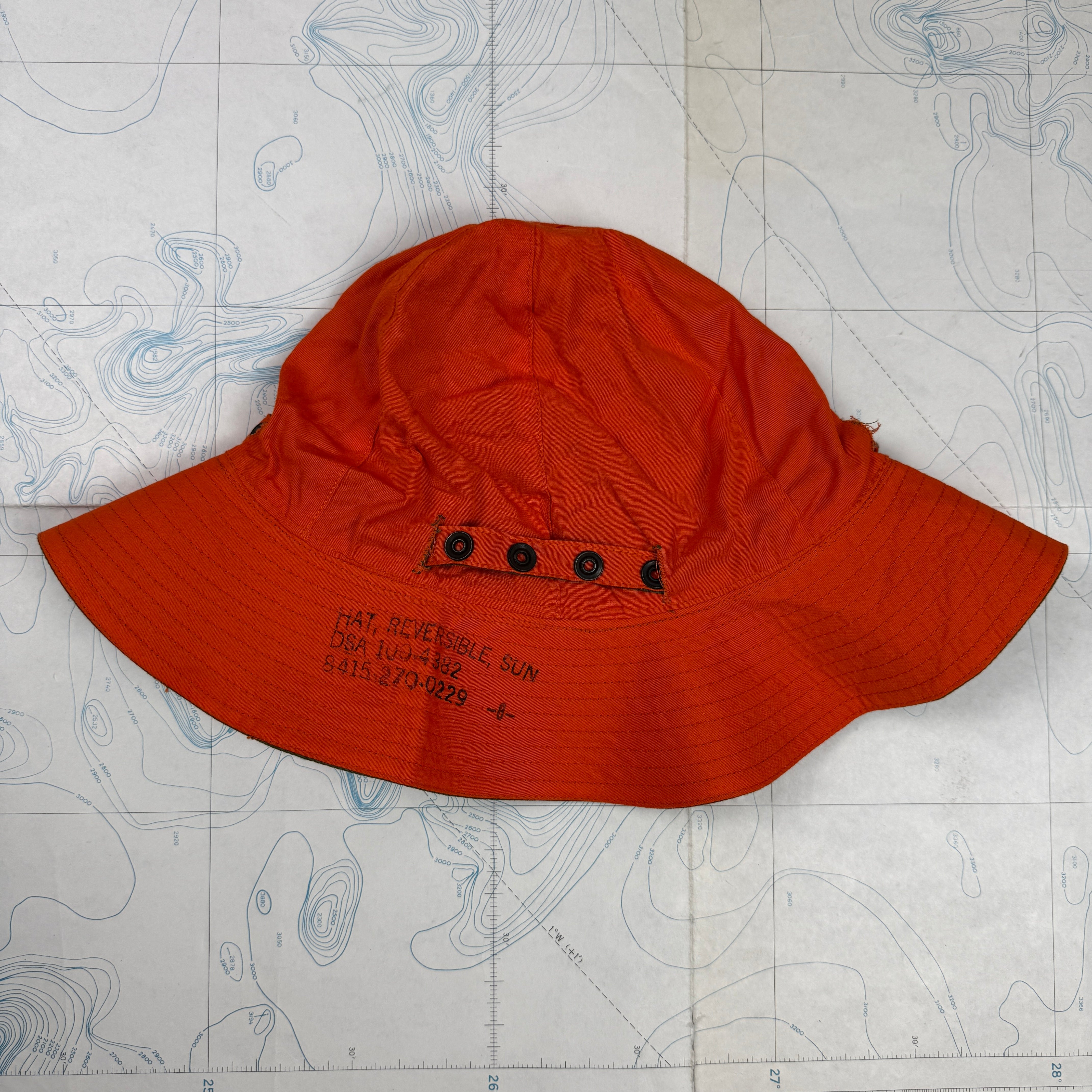 USAF Vietnam 1966 Survival Sun Hat - Deadstock