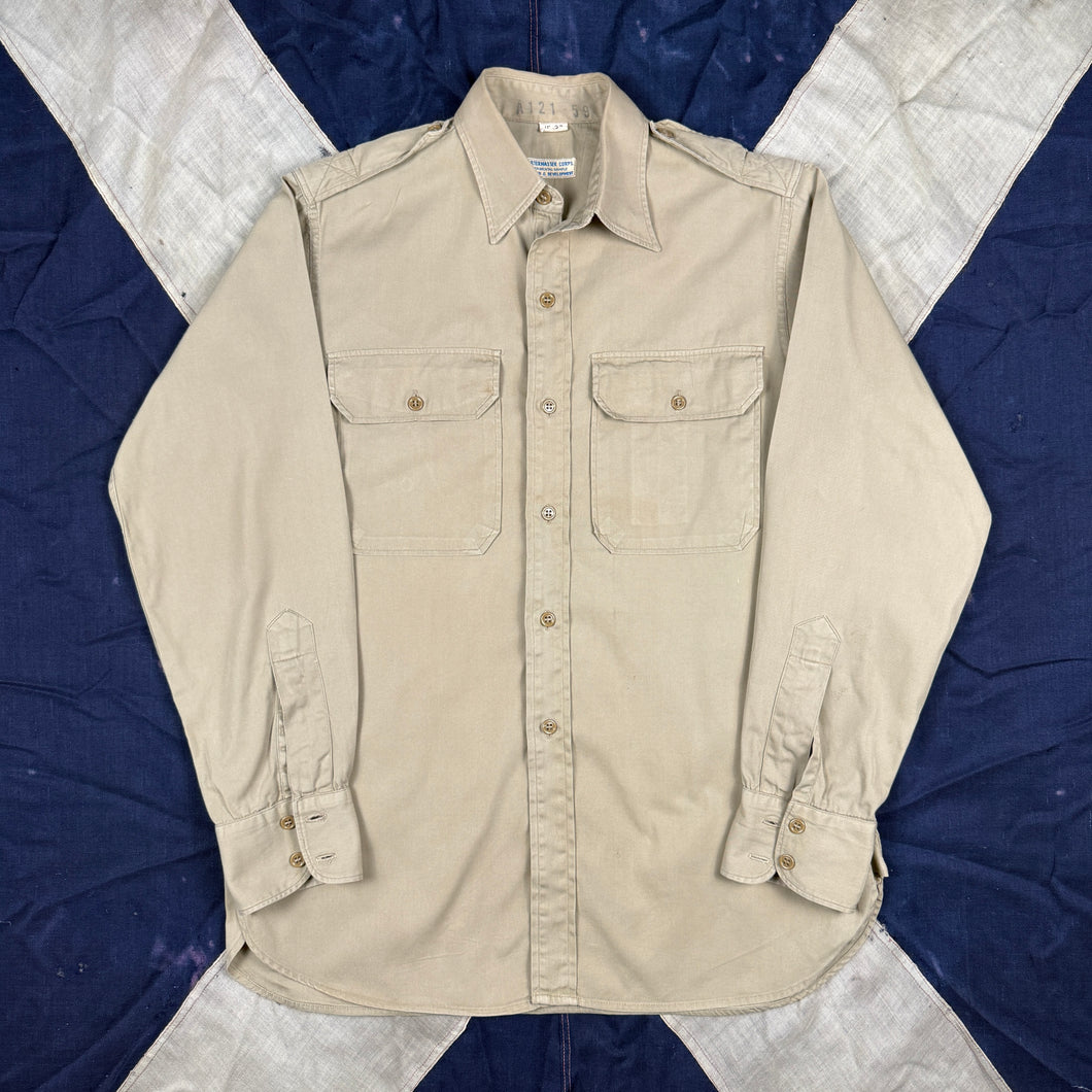 US Army WW2 Experimental Test Sample Khaki Shirt