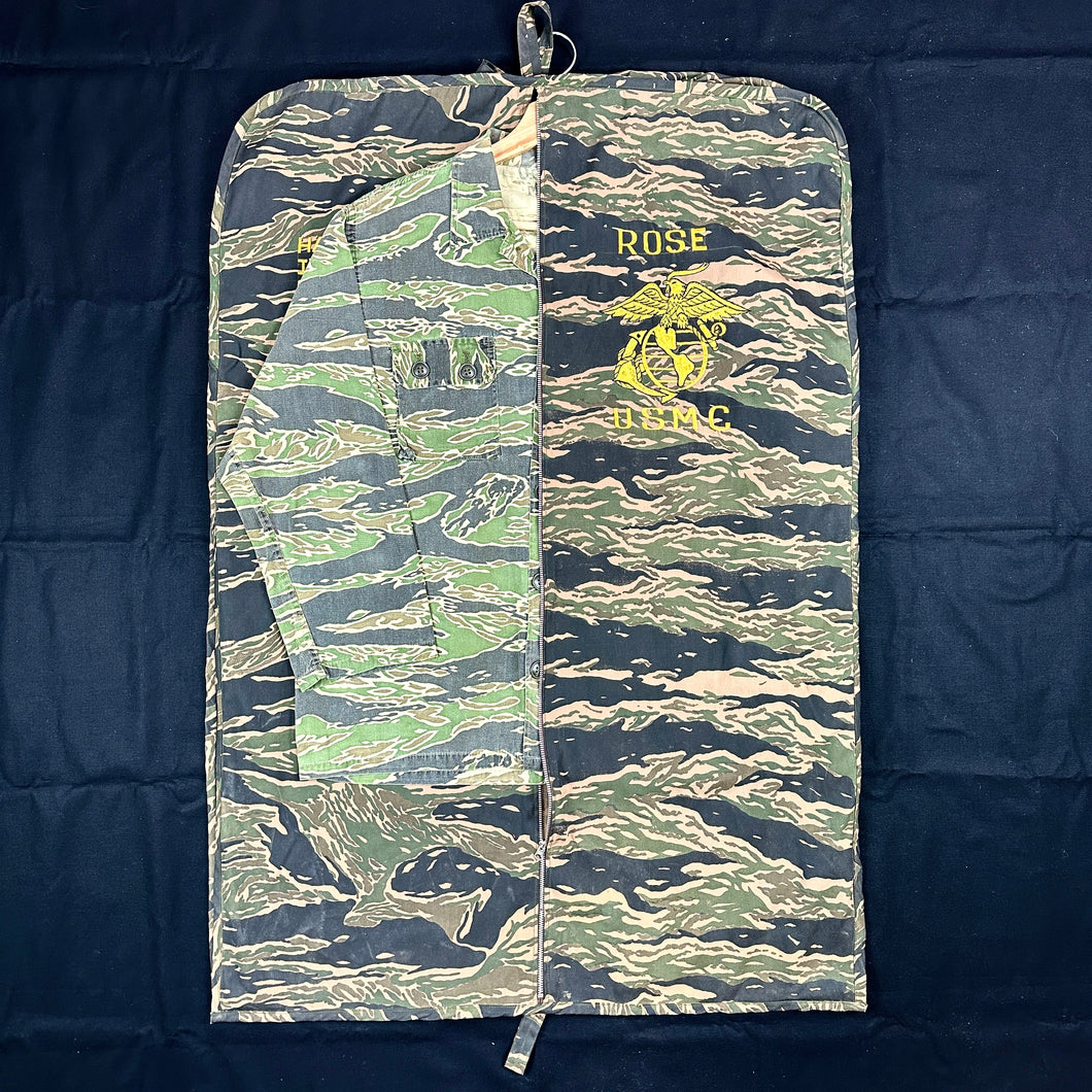 USMC 1970s Tiger Stripe Garment Bag