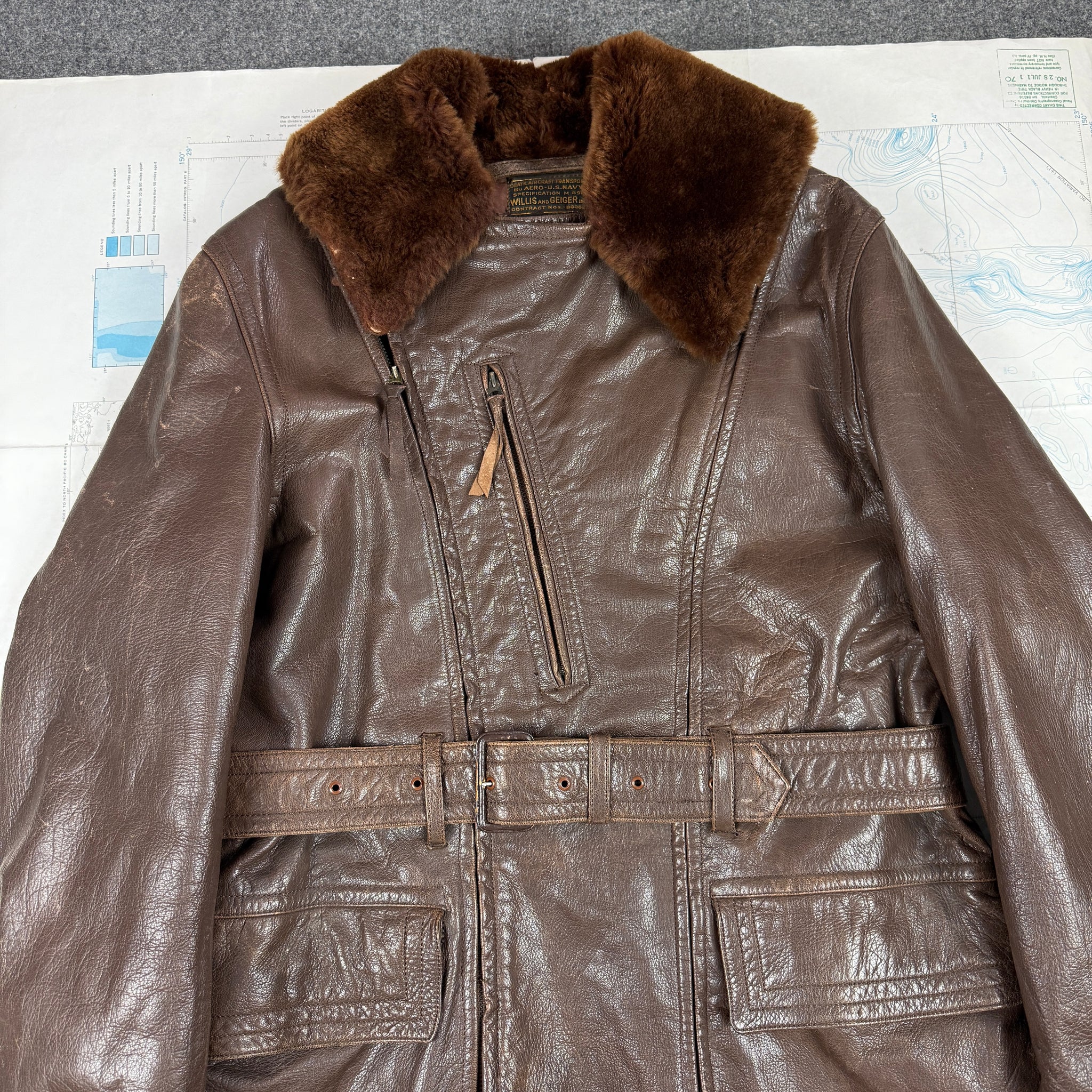 US Navy M-69D Aircraft Transport Coat - Rare Zipper Version – The