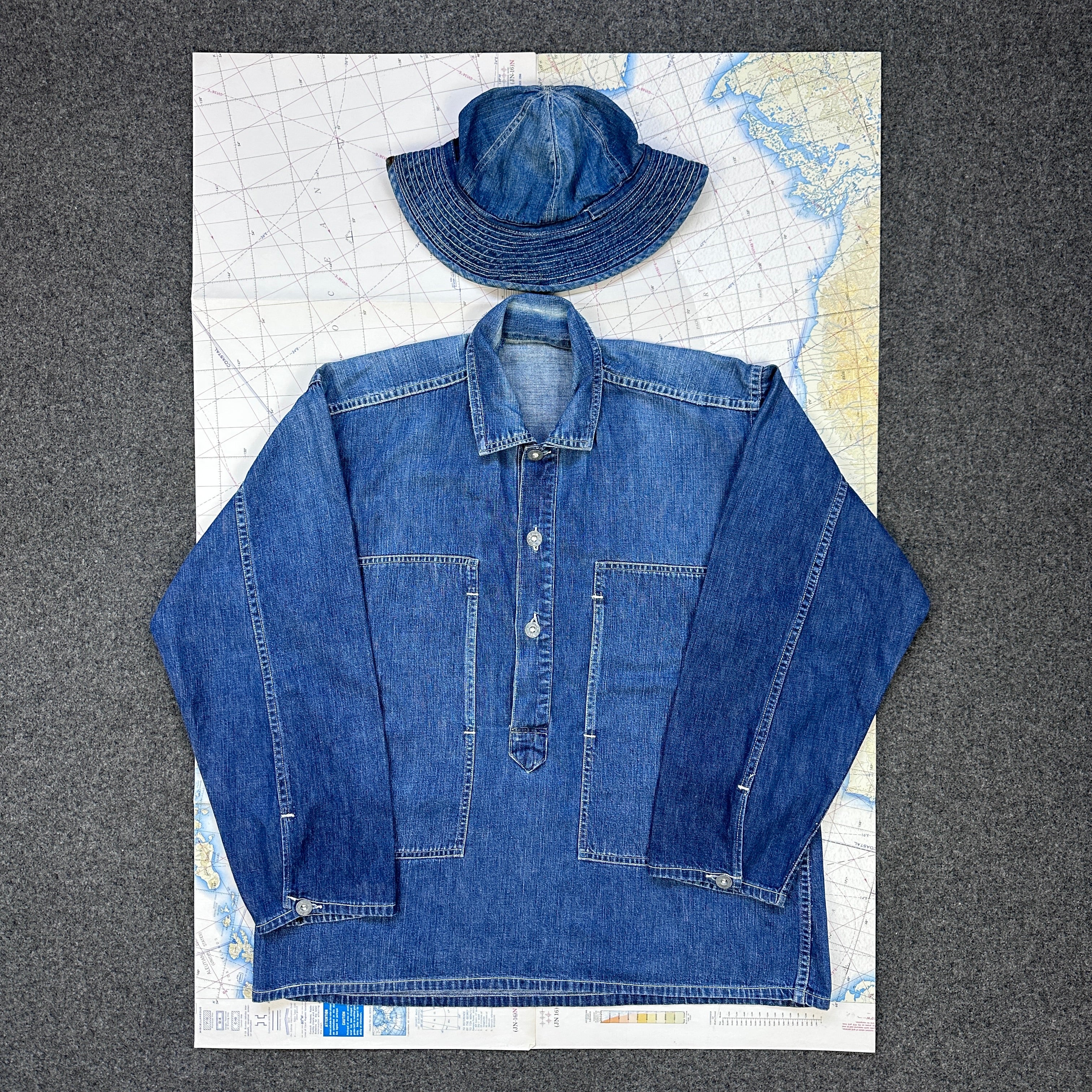 US Army 1919 Blue Denim Jumper