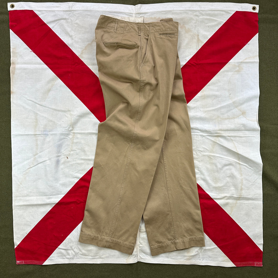 US Army 1937 Pattern Chino Trousers - Size 32 - Mint Condition
