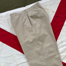 Load image into Gallery viewer, US Army 1956 Pattern Chino Trousers - Size 33 to 34
