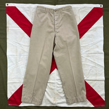 Load image into Gallery viewer, US Army 1956 Pattern Chino Trousers - Size 33 to 34
