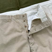 Load image into Gallery viewer, US Army 1956 Pattern Chino Trousers - Size 33 to 34
