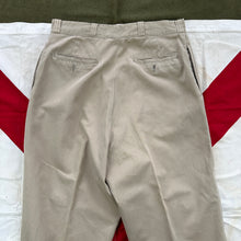 Load image into Gallery viewer, US Army 1956 Pattern Chino Trousers - Size 33 to 34
