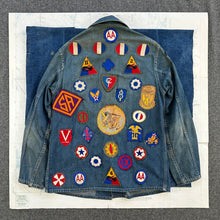 Load image into Gallery viewer, US Army M1940 Coverall Chore Jacket with Souvenir Patches
