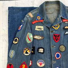 Load image into Gallery viewer, US Army M1940 Coverall Chore Jacket with Souvenir Patches
