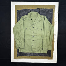 Load image into Gallery viewer, Deadstock US Army WW2 P43 HBT Fatigue Shirt - Size 38
