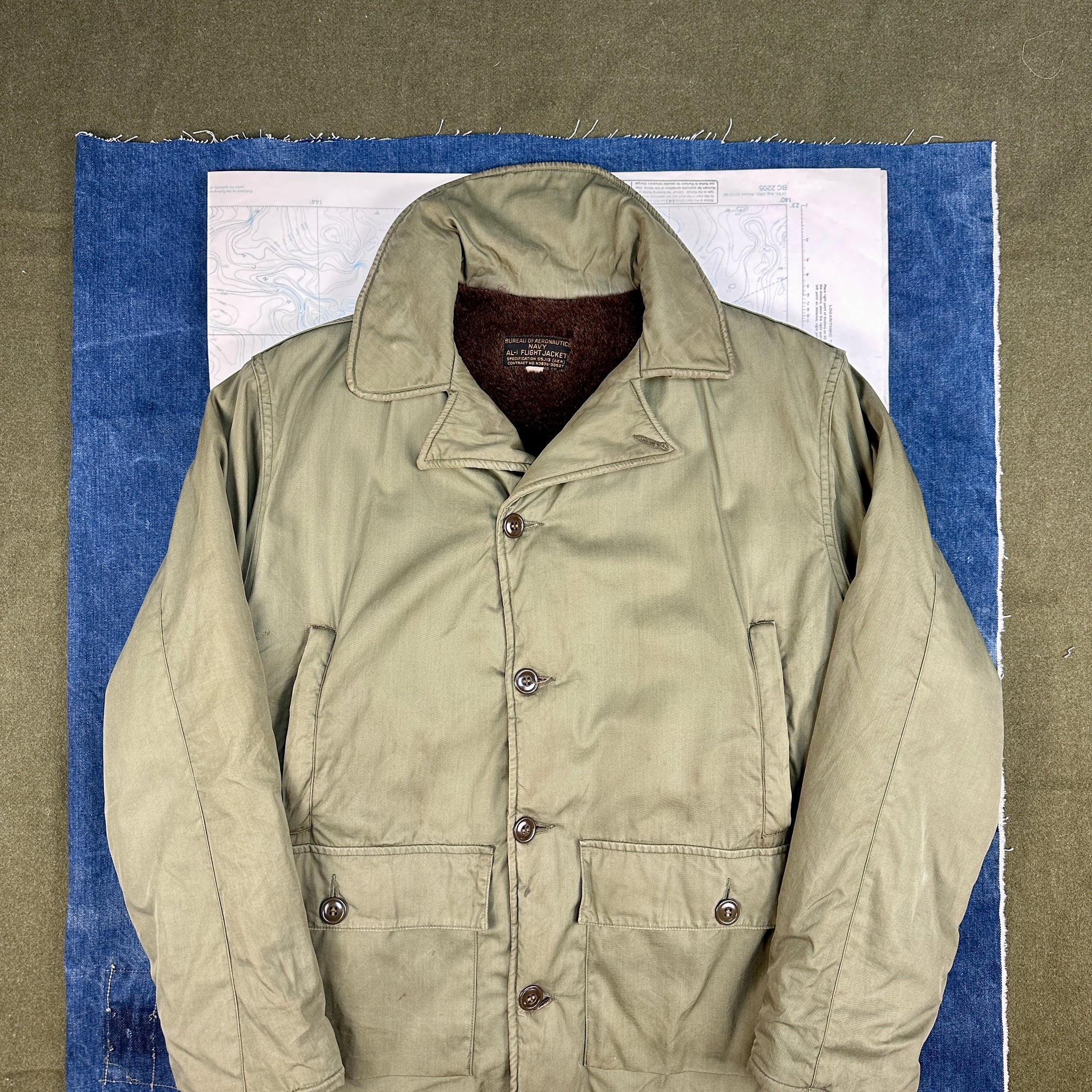 lightning掲載 USN AL-1 FLIGHT JACKET 40s