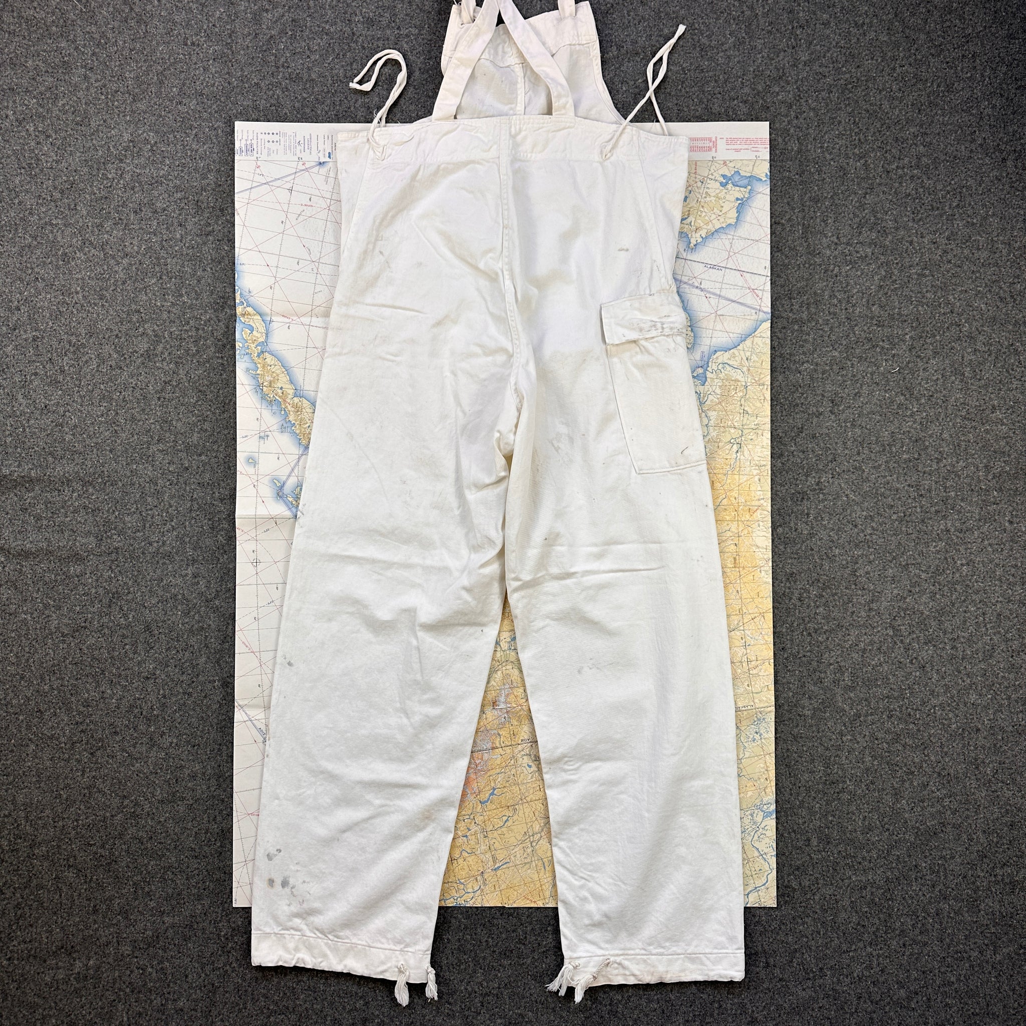 40s USN salvage pants overall US.NAVY