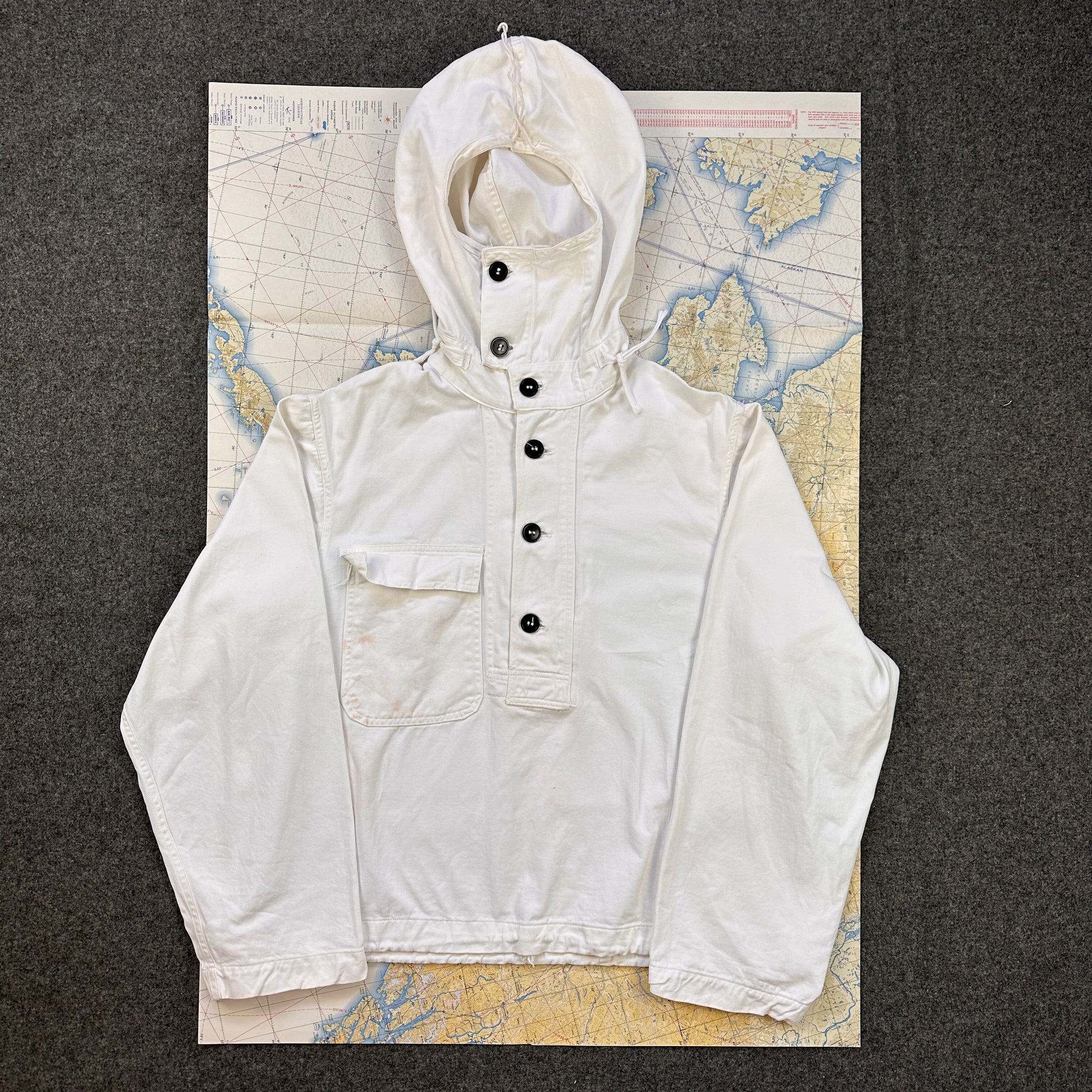 US Navy WW2 Anti-Gas Parka Gunner Smock & Trouser Set – The US Navy WW2 Anti-Gas Parka Gunner Smock & Trouser Set – The