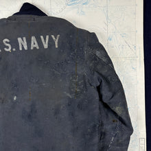 Load image into Gallery viewer, US Navy 1943 Blue Hook Deck Jacket
