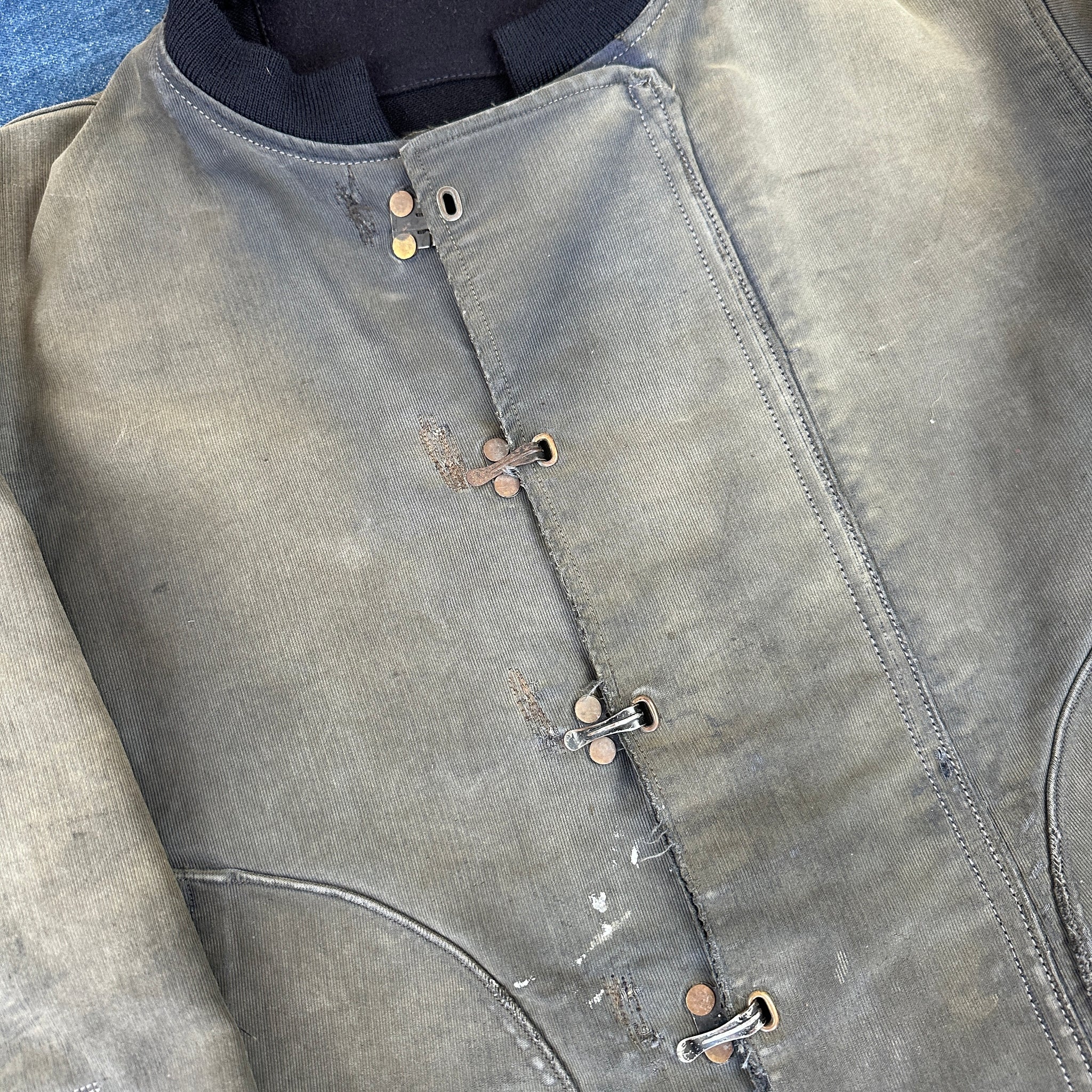 US Navy 1943 Blue Hook Deck Jacket – The Major's Tailor