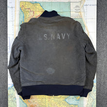 Load image into Gallery viewer, US Navy 1942 Blue Zip Deck Jacket
