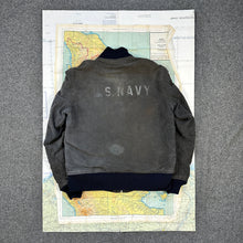 Load image into Gallery viewer, US Navy 1942 Blue Zip Deck Jacket
