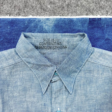 Load image into Gallery viewer, US Navy 1954 Chambray Shirt - Deadstock

