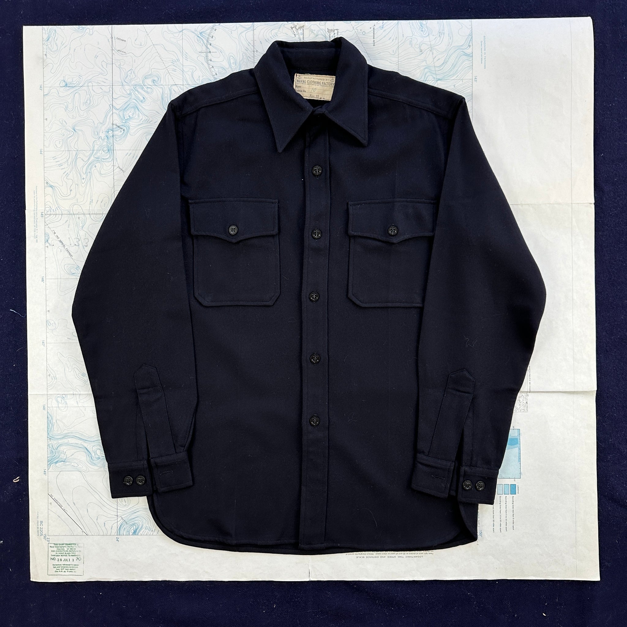 【美品】A.PRESSE アプレッセ　CPO Shirt ネイビー　サイズ3 A.PRESSE アプレッセ CPO Shirt サイズ3 カシミヤ混 - メルカリ