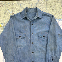 Load image into Gallery viewer, US Navy Pre/early-War Chambray Shirt with Flap Pockets - Mint Condition
