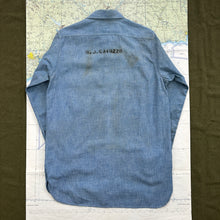 Load image into Gallery viewer, US Navy Pre/early-War Chambray Shirt with Flap Pockets - Mint Condition
