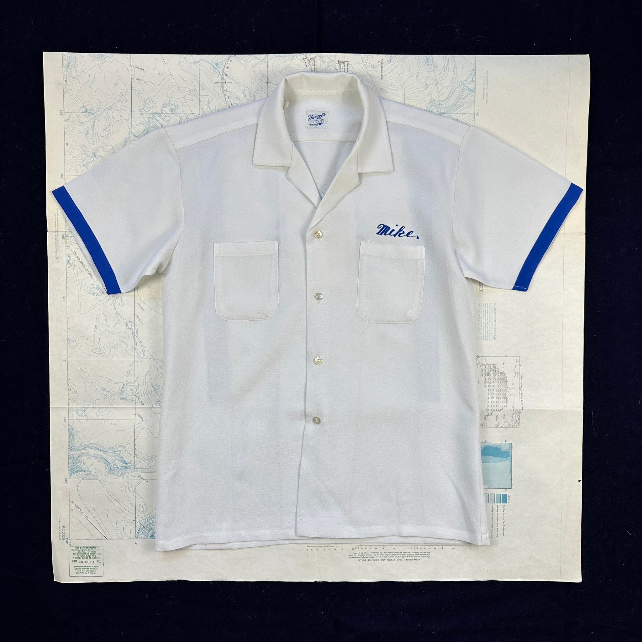 US Navy Seabees 1950s/60s Bowling Shirt - Mint Condition – The Major's  Tailor