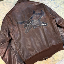Load image into Gallery viewer, USAAF WW2 348th Fighter Squadron &#39;Black Widow&#39; A2 Flight Jacket
