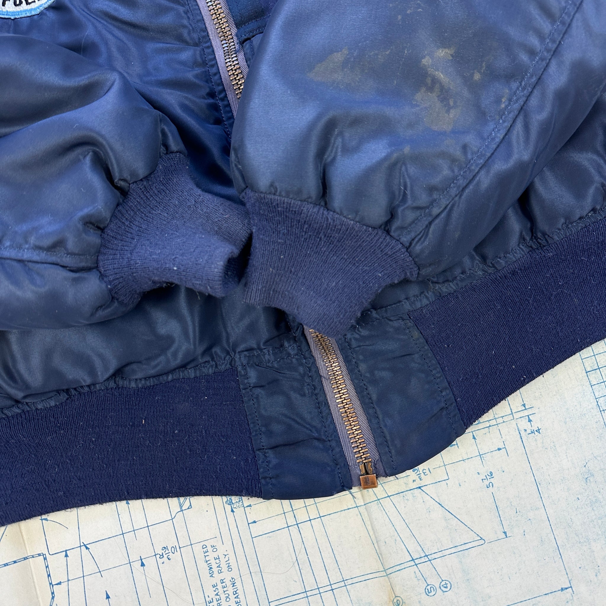 USAF 1950 B-15C Patched, Good Condition, Large Size! – The