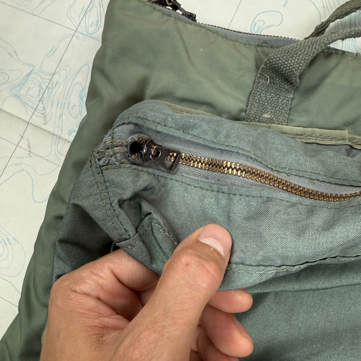 USAF 1950s Helmet Bag with Modification