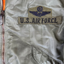 Load image into Gallery viewer, USAF 1961 Vietnam L-2B Flight Jacket Patched &amp; Named with History
