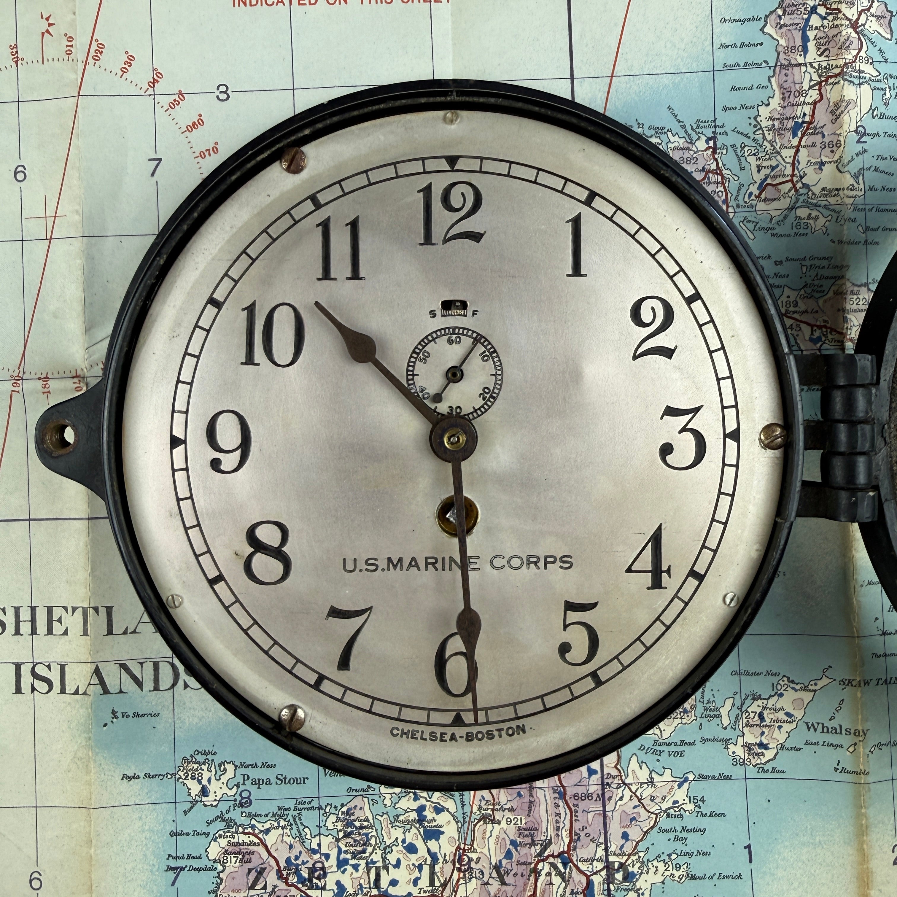 US Marine Corps 1943 Chelsea Clock